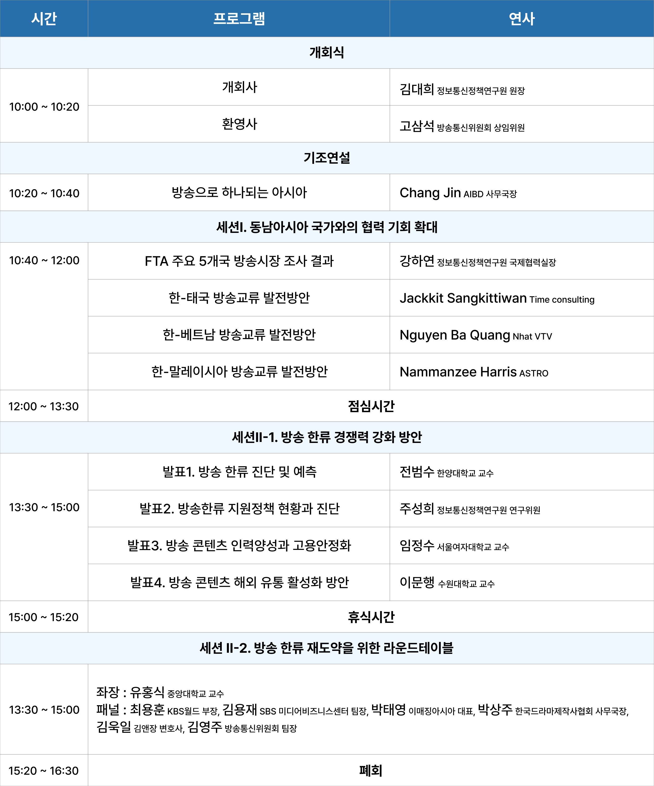 2017 프로그램